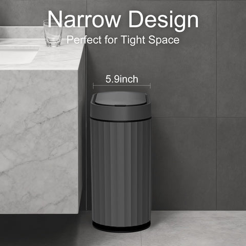 ELPHECO slim side profile saving floor space in tight bathroom corners