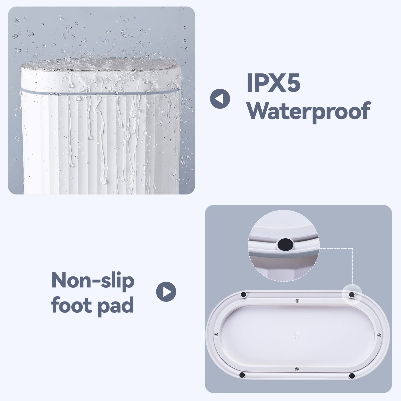 ELPHECO wave-striped base showing anti-slip grip and visual detail