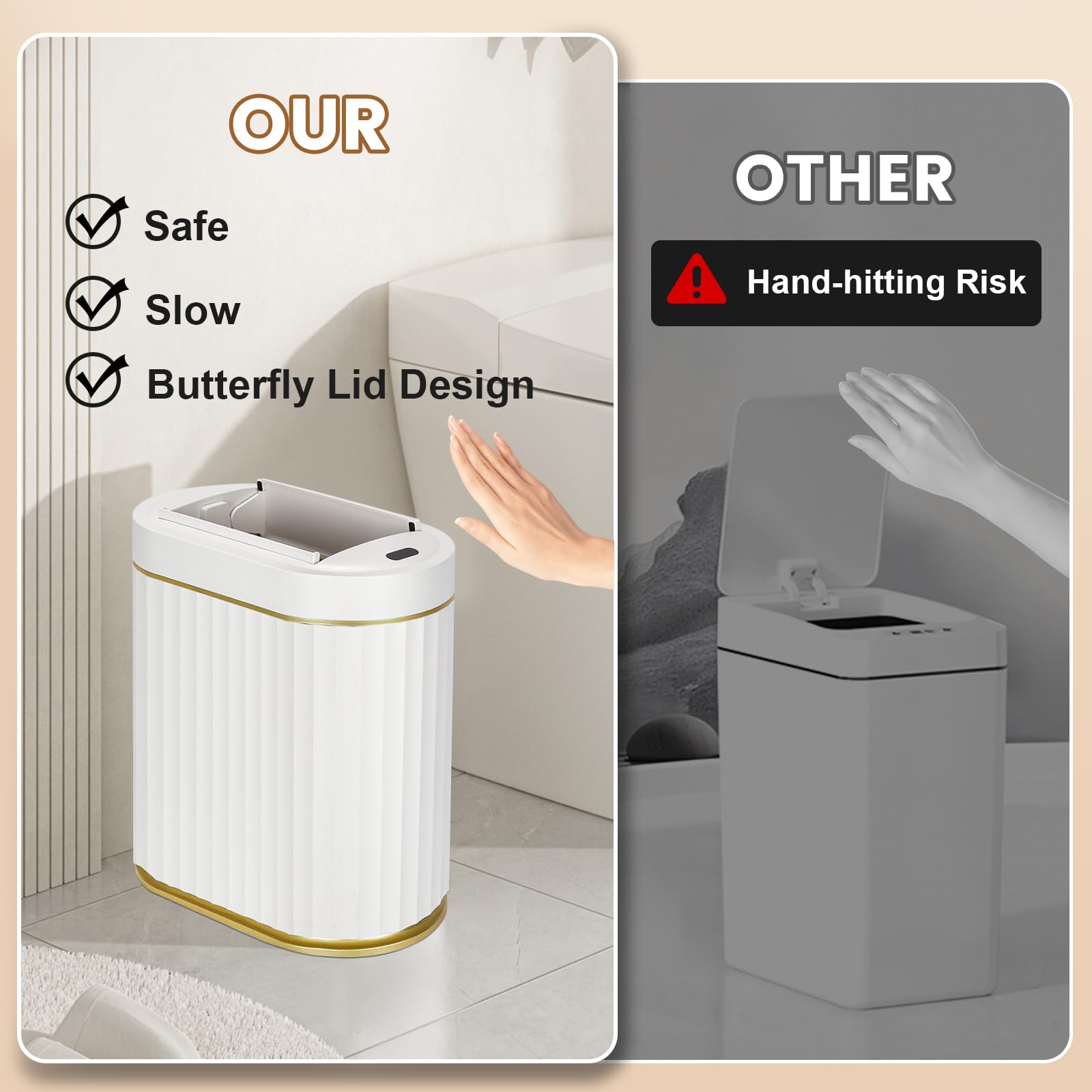 ELPHECO plastic finish texture closeup resisting fingerprints and easy cleaning