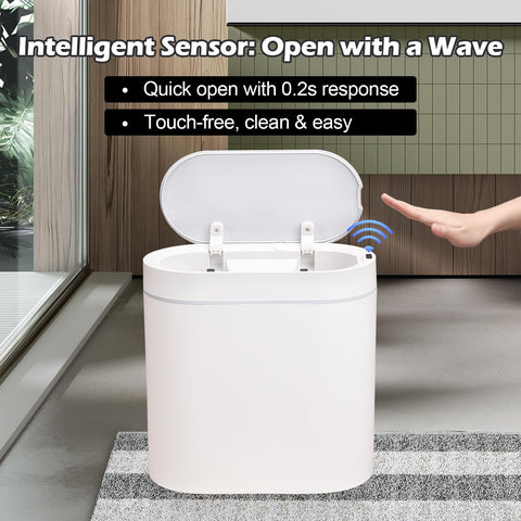 ELPHECO sensor and lid closeup highlighting responsive motion detection benefit