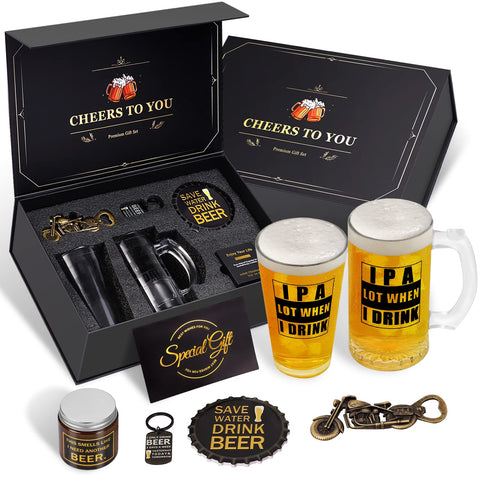 ELSEULAR gift box front view showing black and gold presentation and foam protection