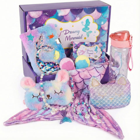 ELSEULAR front packaging showing full mermaid gift box and contents for gifting