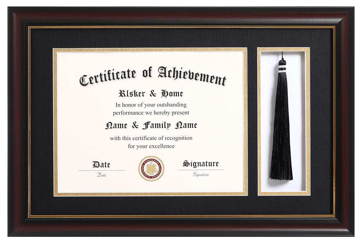 ELSKER&HOME front view showing diploma and neat presentation benefit