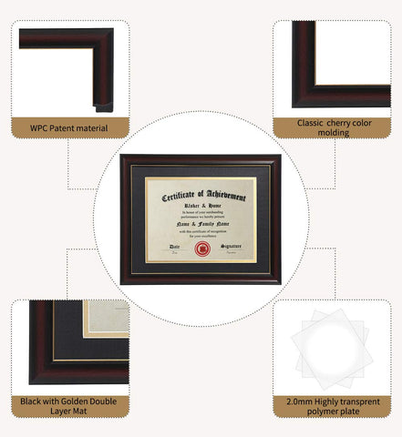ELSKER&HOME frame without mat holding 11x14 print to show flexible sizing benefit