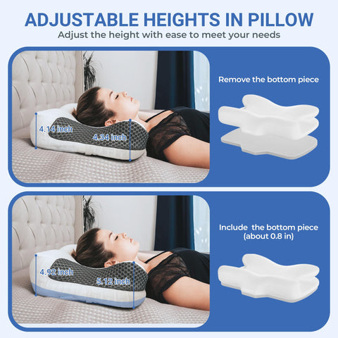 Elviros central cradle top view supporting head for improved comfort