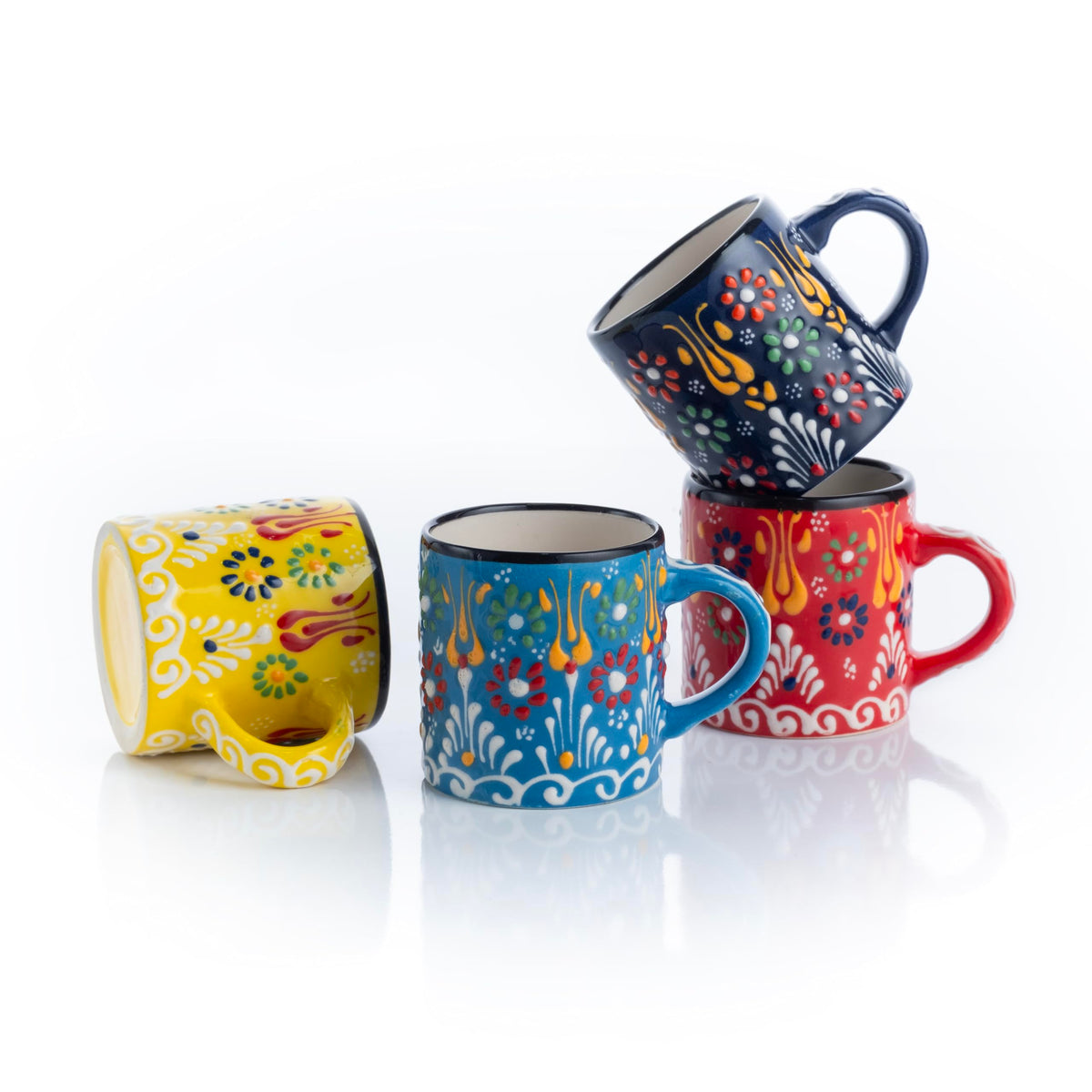 Elyese front packaging of SULTAN'S GARDEN set showing four cups - ideal gift presentation