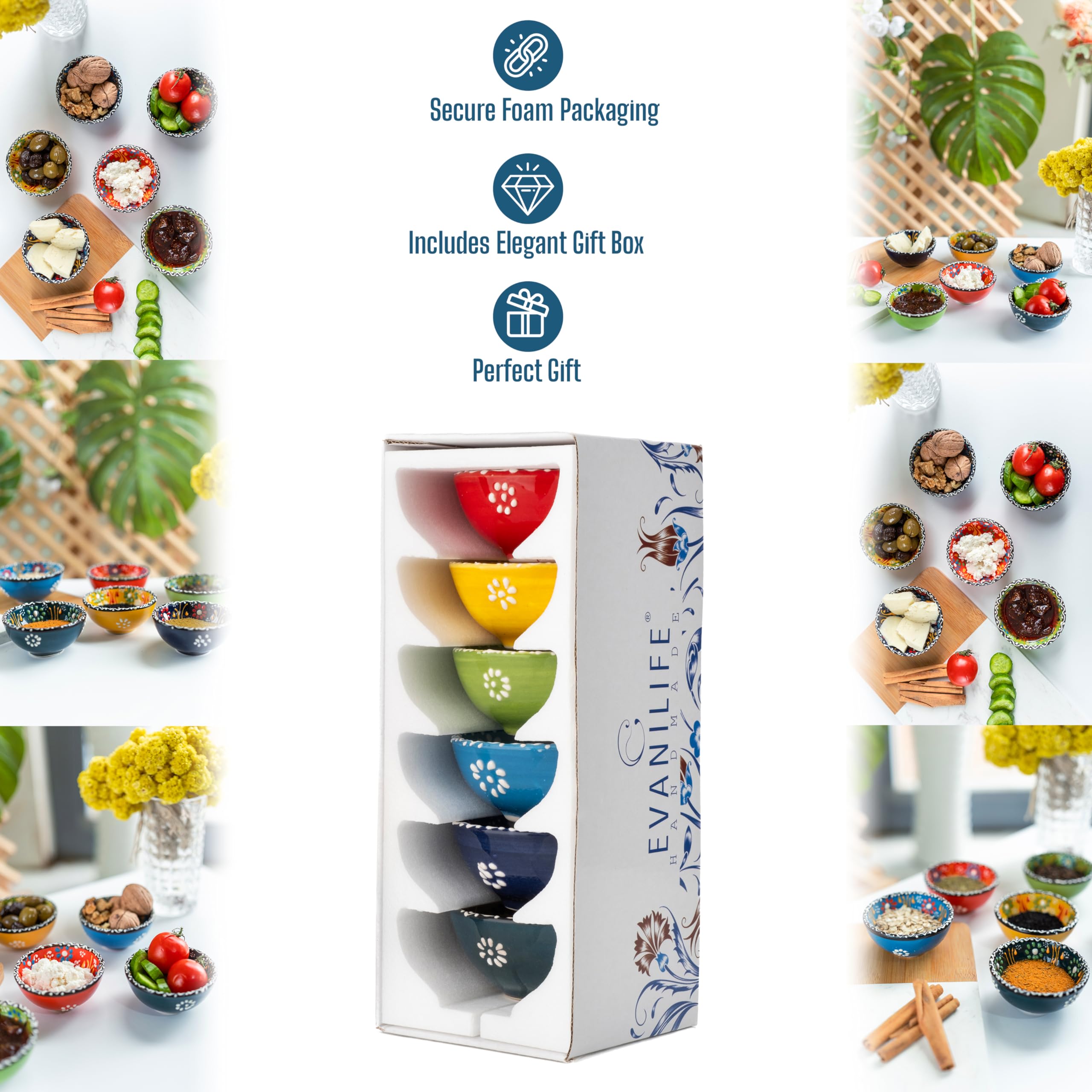 Elyese eco-friendly packaging protecting bowls and easing gift-giving