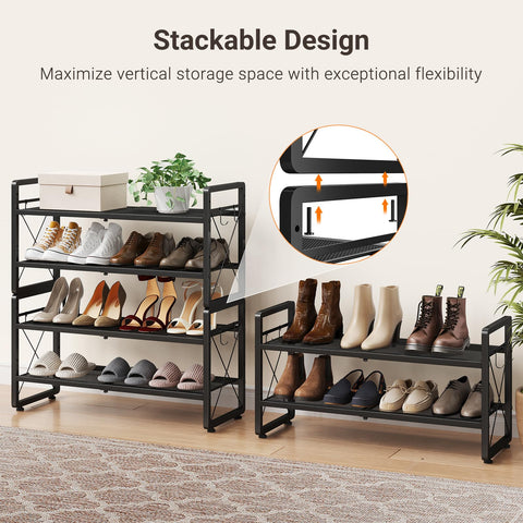 ELYKEN adjustable feet leveled on uneven floor to prevent wobble