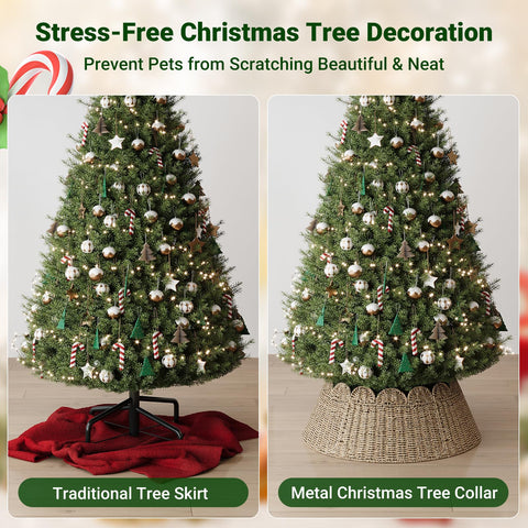 ELYKEN assembled on artificial tree concealing stand for polished presentation