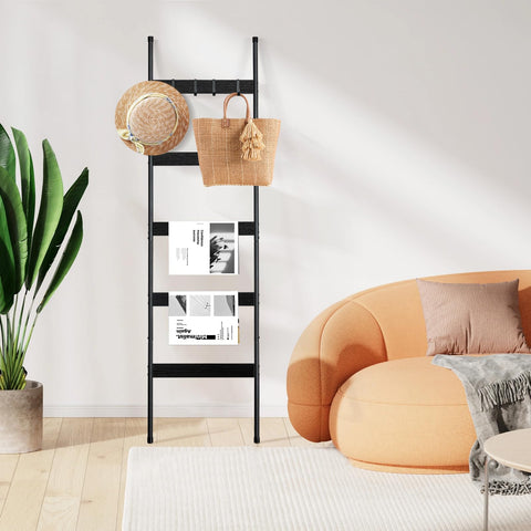 ELYKEN ladder next to sofa showing height and scale to help placement decisions