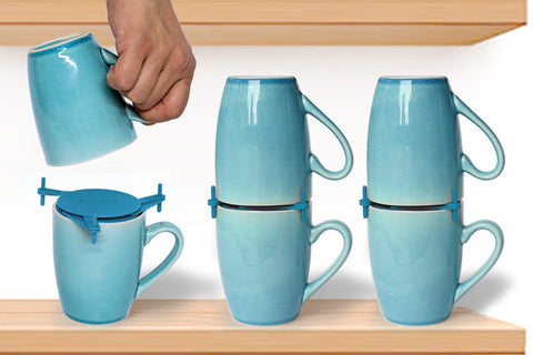 ELYPRO front view of blue 6-pack showing compact packaging and space-saving benefit