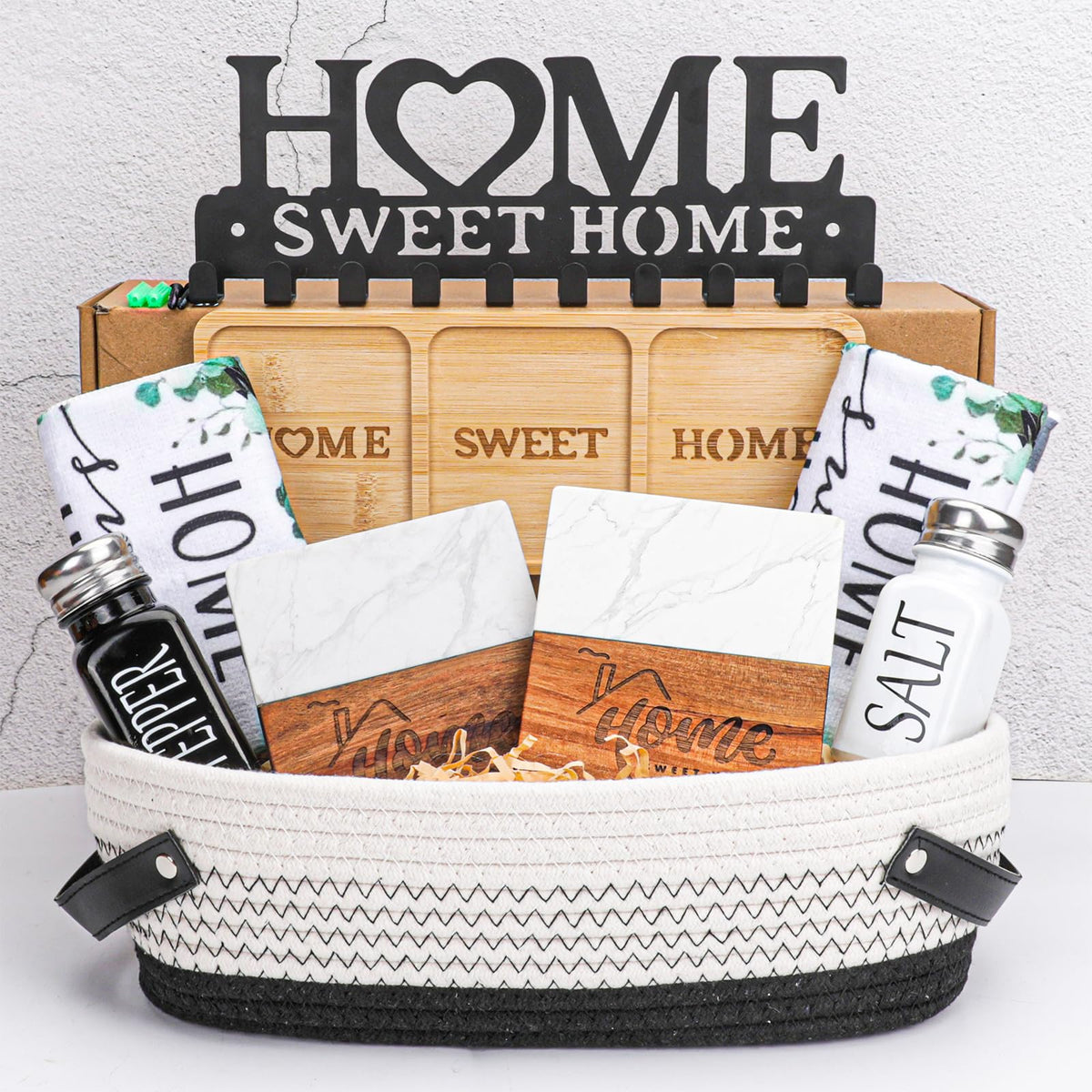 Elysirise front basket display showing all included gifts and ready-to-gift appeal