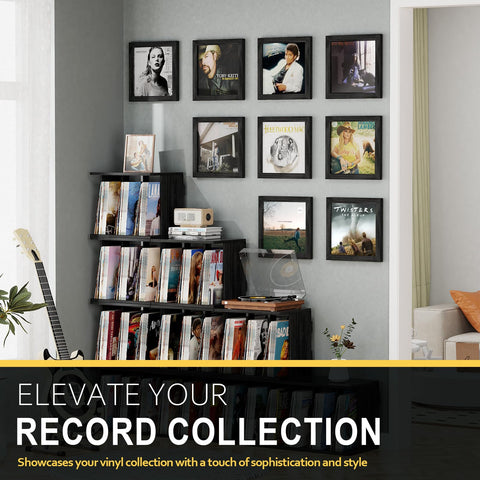 Emfogo frame with vinyl insert showcasing album art vibrancy and protection