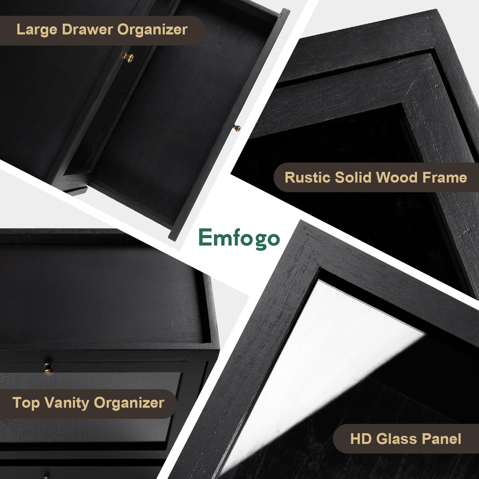Emfogo on dressing table lifestyle scene elevates room decor and order