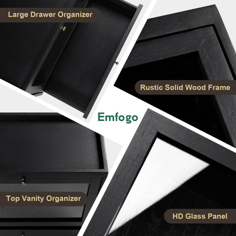 Emfogo on dressing table lifestyle scene elevates room decor and order