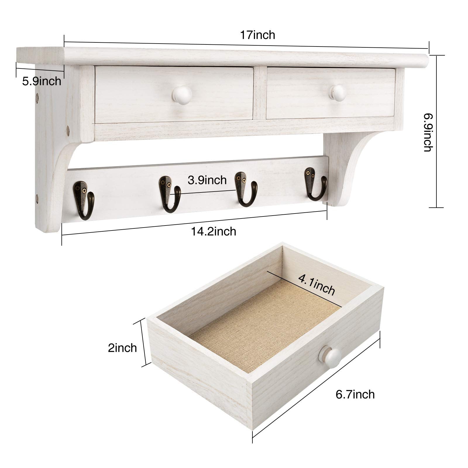 Emfogo packaging and included mounting hardware showing easy assembly benefits