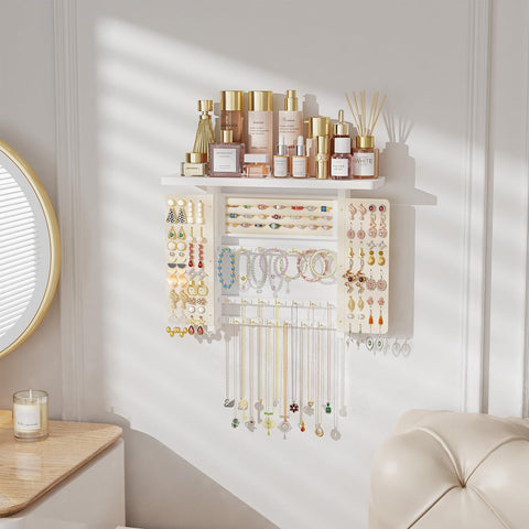Emfogo top tray staged with perfume showing extra storage advantage