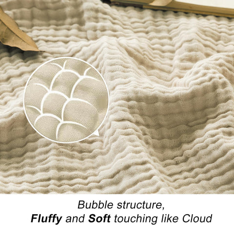 EMME blanket neatly folded stack demonstrating compact storage and portability