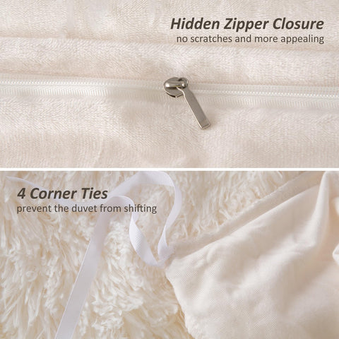 EMME pillowcase seam and hidden zipper for secure fit and neat look
