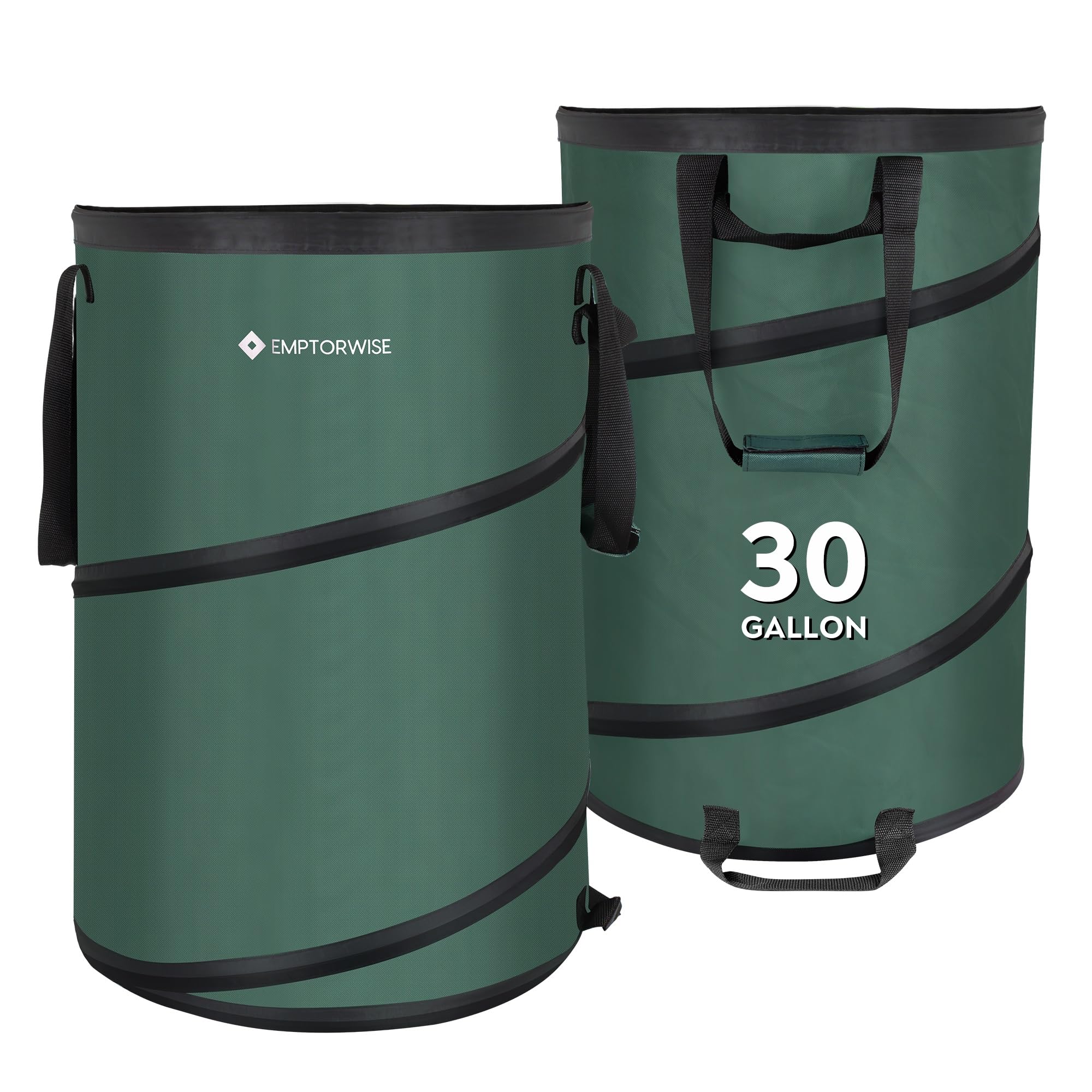 Emptorwise front packaging showing 2-pack and compact design benefit