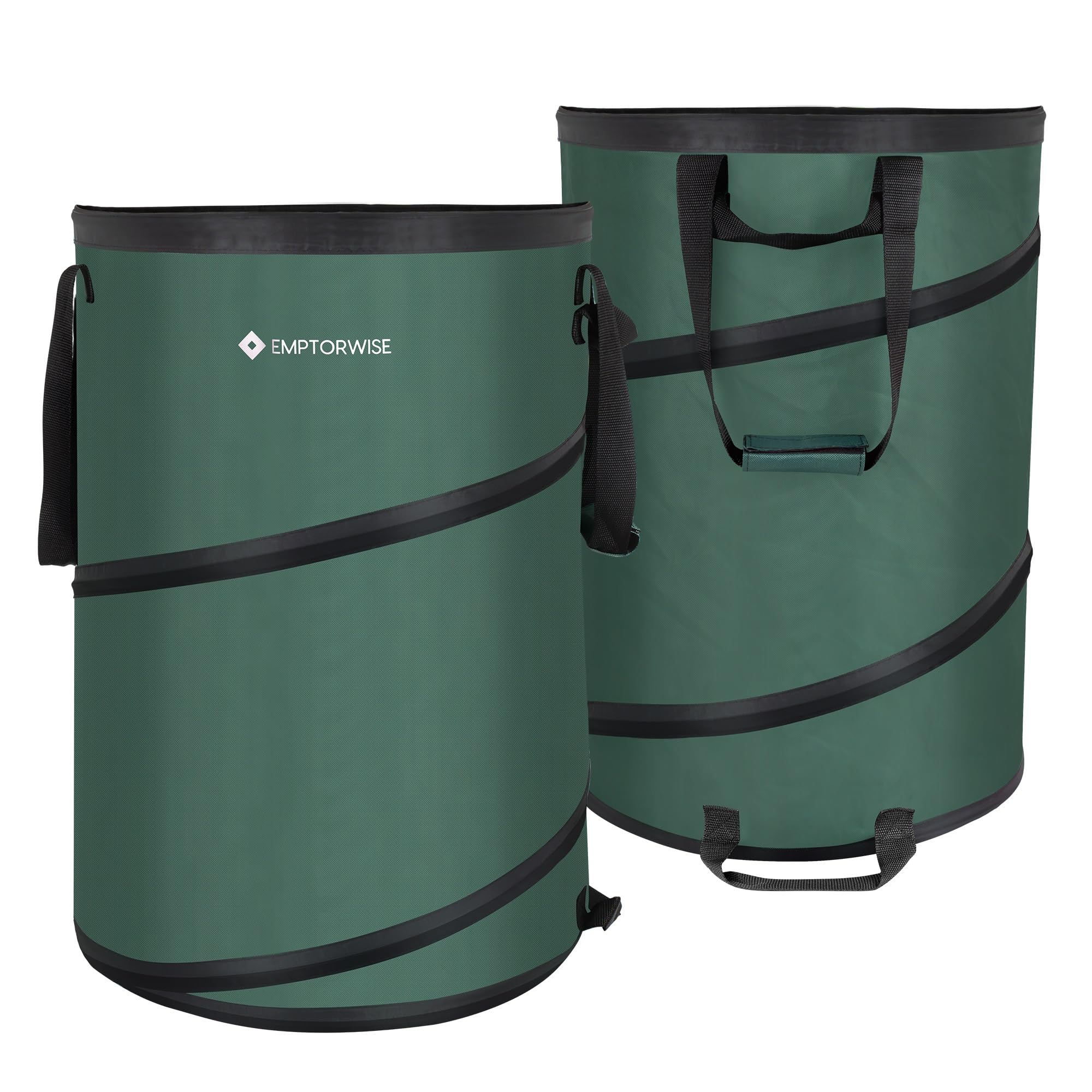 Emptorwise on campsite keeping trash contained during outdoor activities