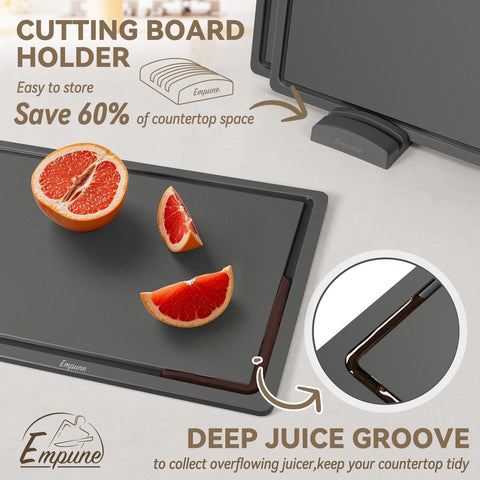 Empune stacked boards showing size comparison and organized storage benefit