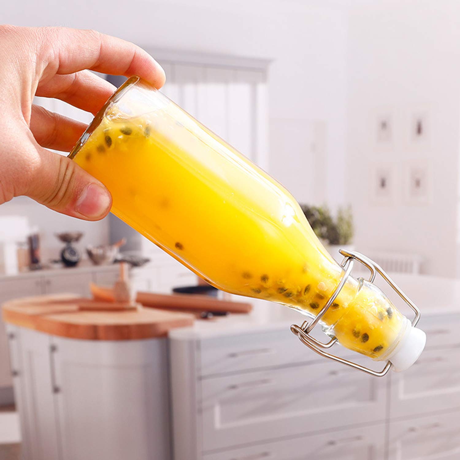 Encheng bottles inside dishwasher showing easy cleaning and reuse benefit