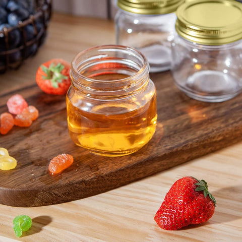 Encheng jars used as candles on shelf showing craft versatility and decorative benefit