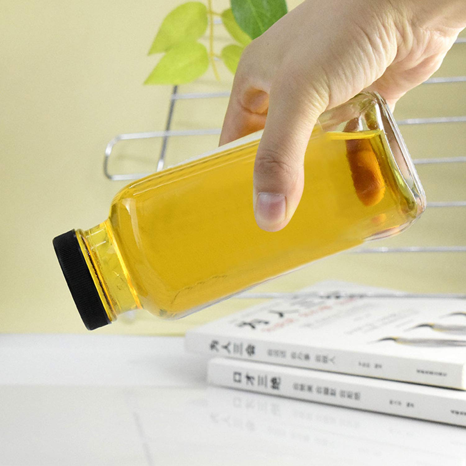 Encheng clear mouth and lid detail illustrating easy filling and cleaning