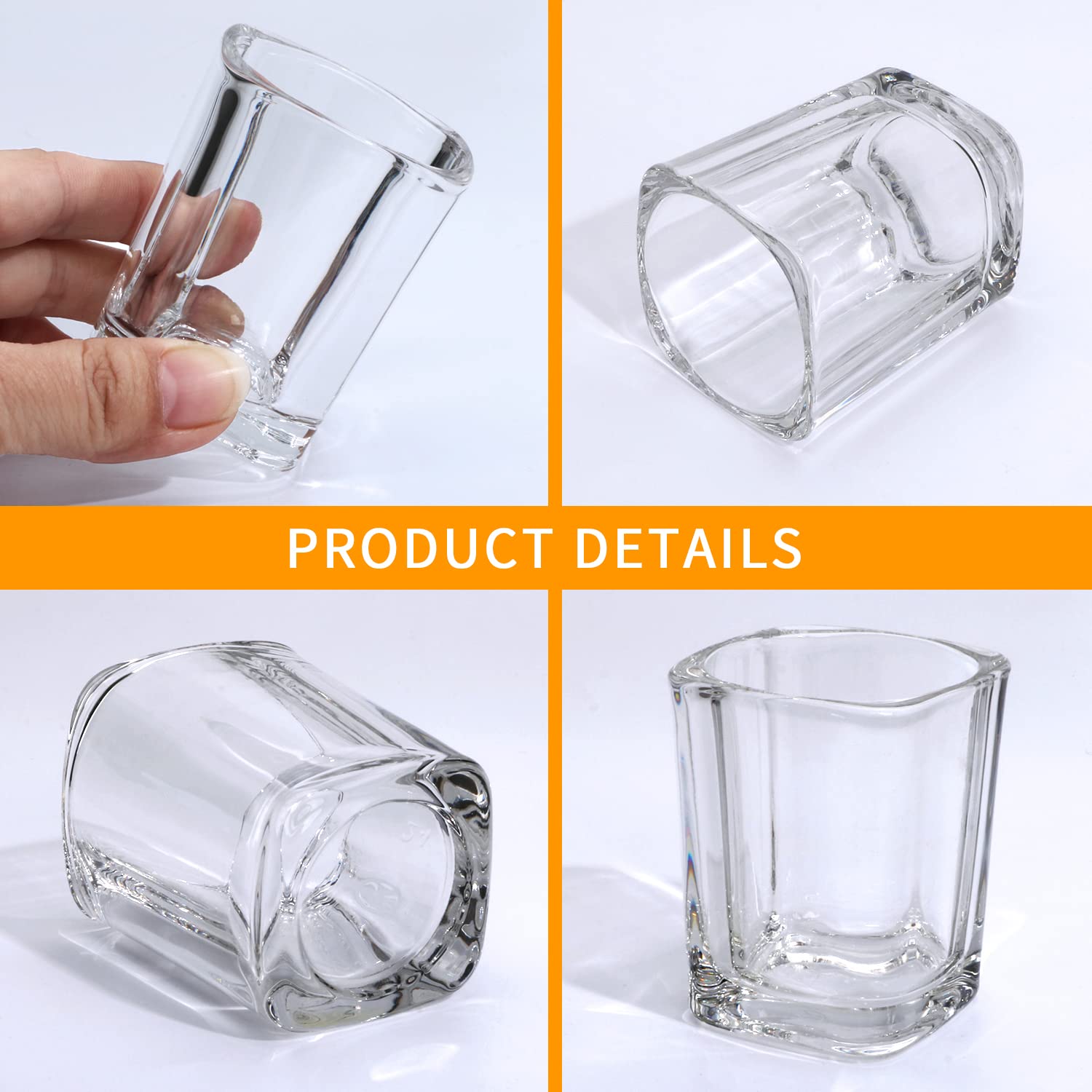 Encheng side profile showing square shape for neat stacking and modern look