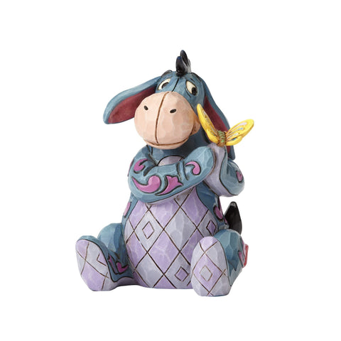 Enesco Eeyore close-up of stone resin texture and precise paintwork