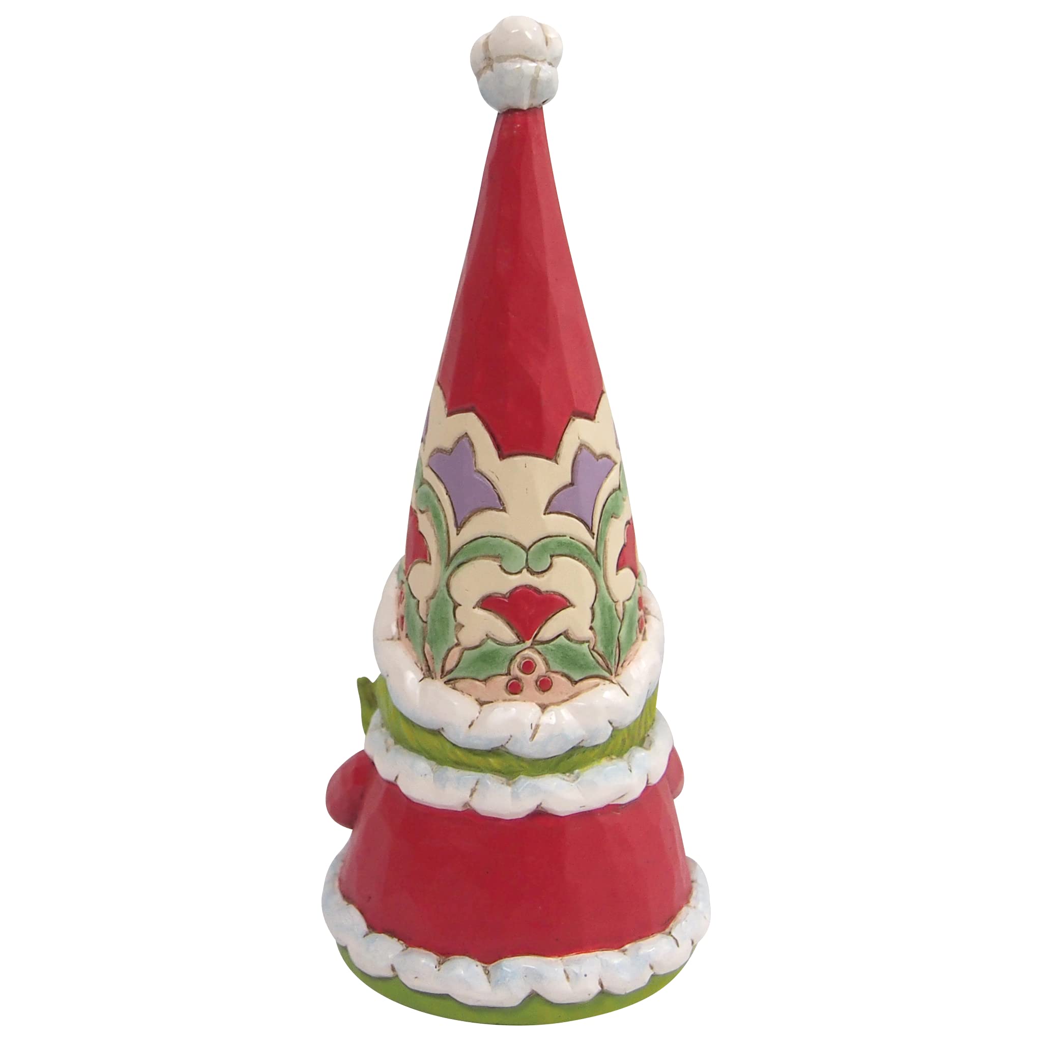 Enesco Jim Shore close-up of the Grinch heart highlighting paintwork and emotional focus