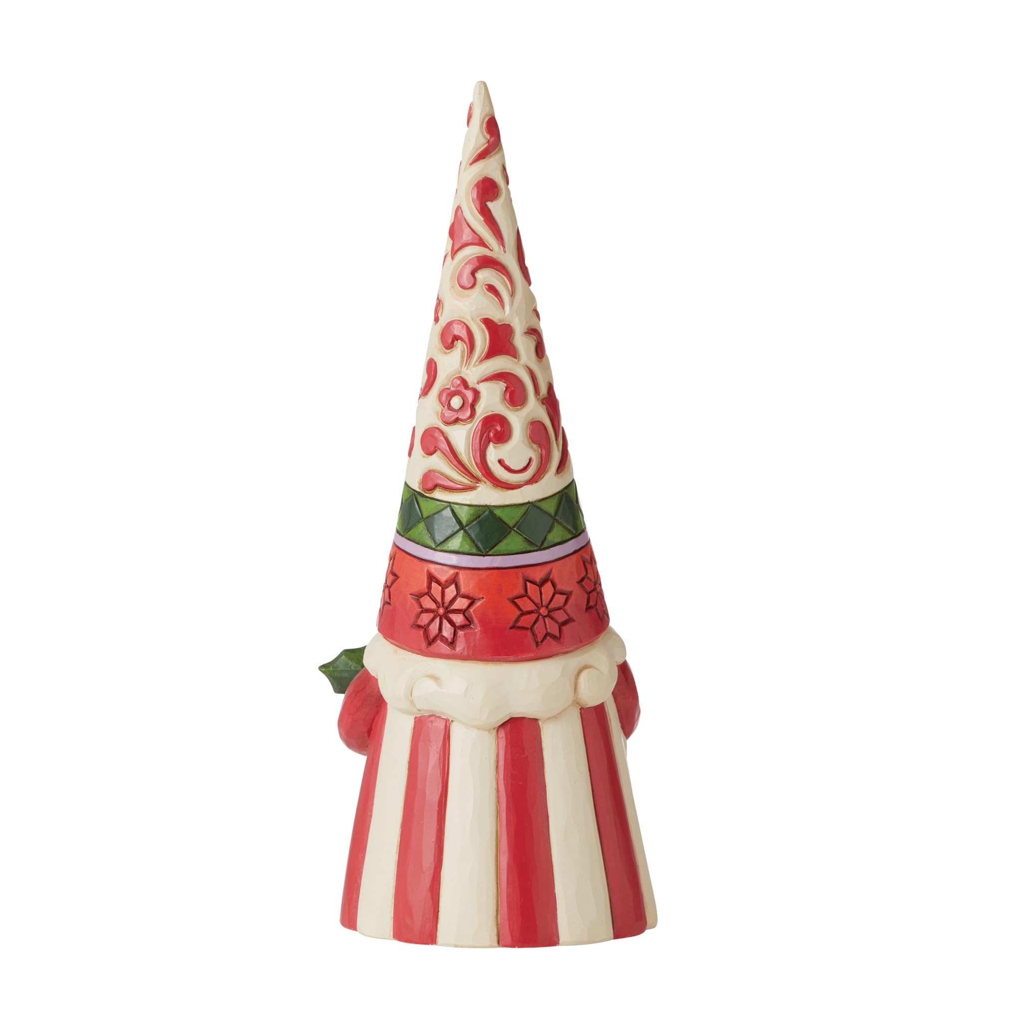 Enesco Jim Shore close-up of hat pattern highlighting handcrafted detail