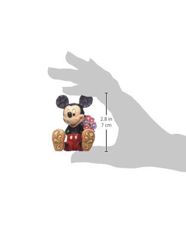 Enesco Jim Shore Mini Mickey back view revealing hidden bouquet detail and surprise