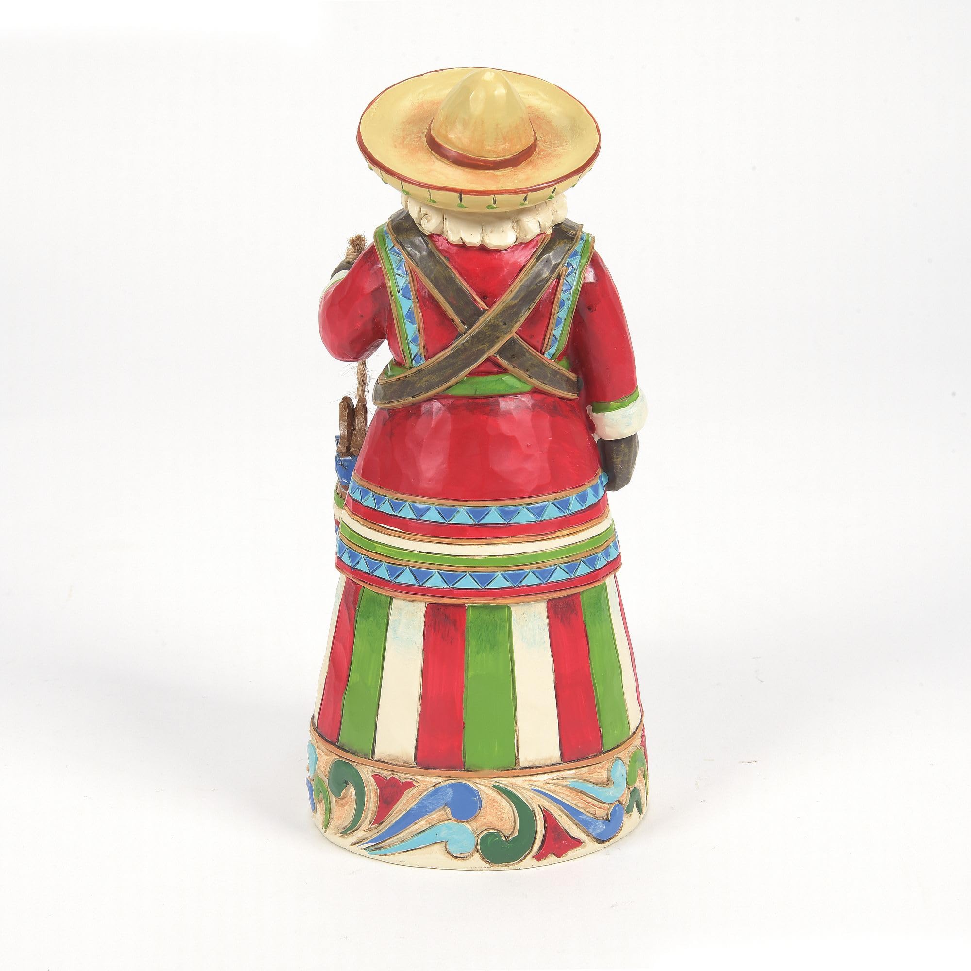 Enesco Jim Shore side profile showing carved texture and durable finish