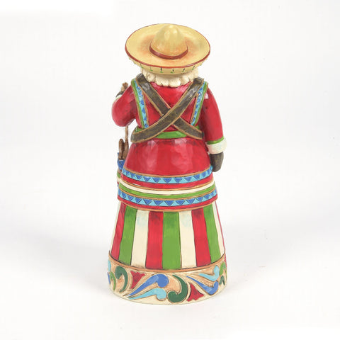 Enesco Jim Shore side profile showing carved texture and durable finish