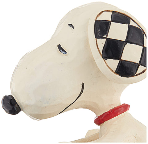 Enesco Jim Shore Snoopy boxed packaging and label indicating gift-ready presentation