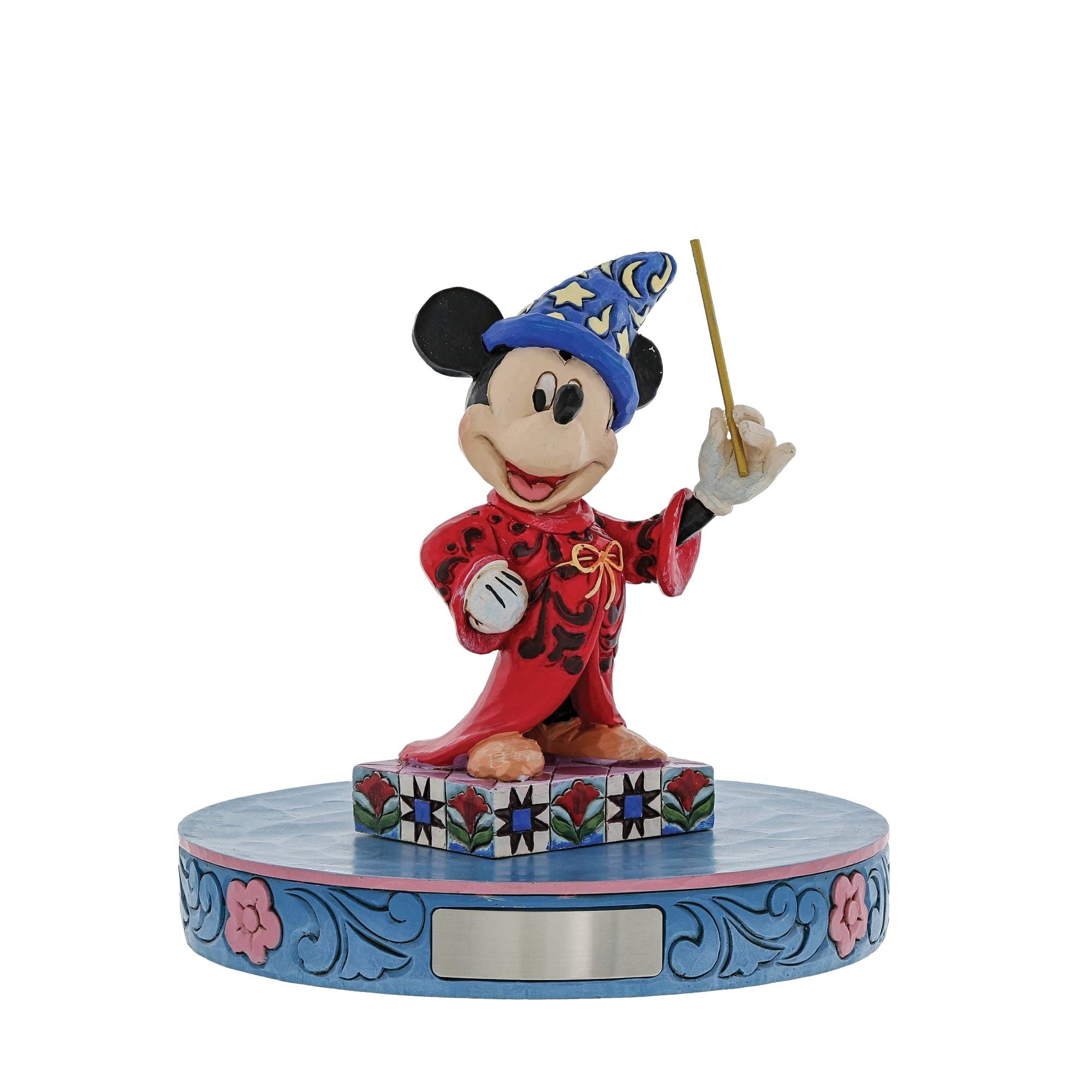 Enesco Sorcerer Mickey packaged with label showing official licensing