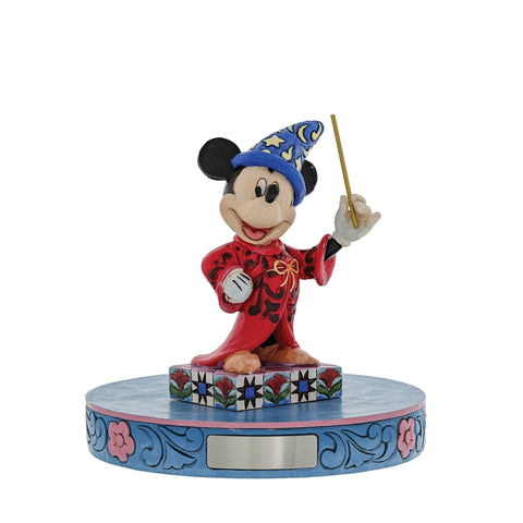 Enesco Sorcerer Mickey packaged with label showing official licensing