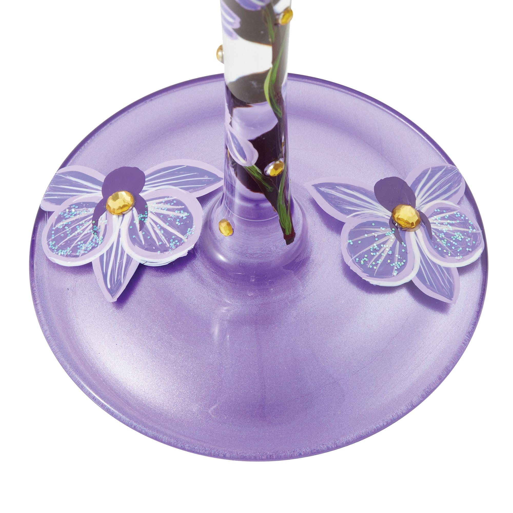 Enesco Designs by Lolita base showing printed cocktail recipe for serving inspiration