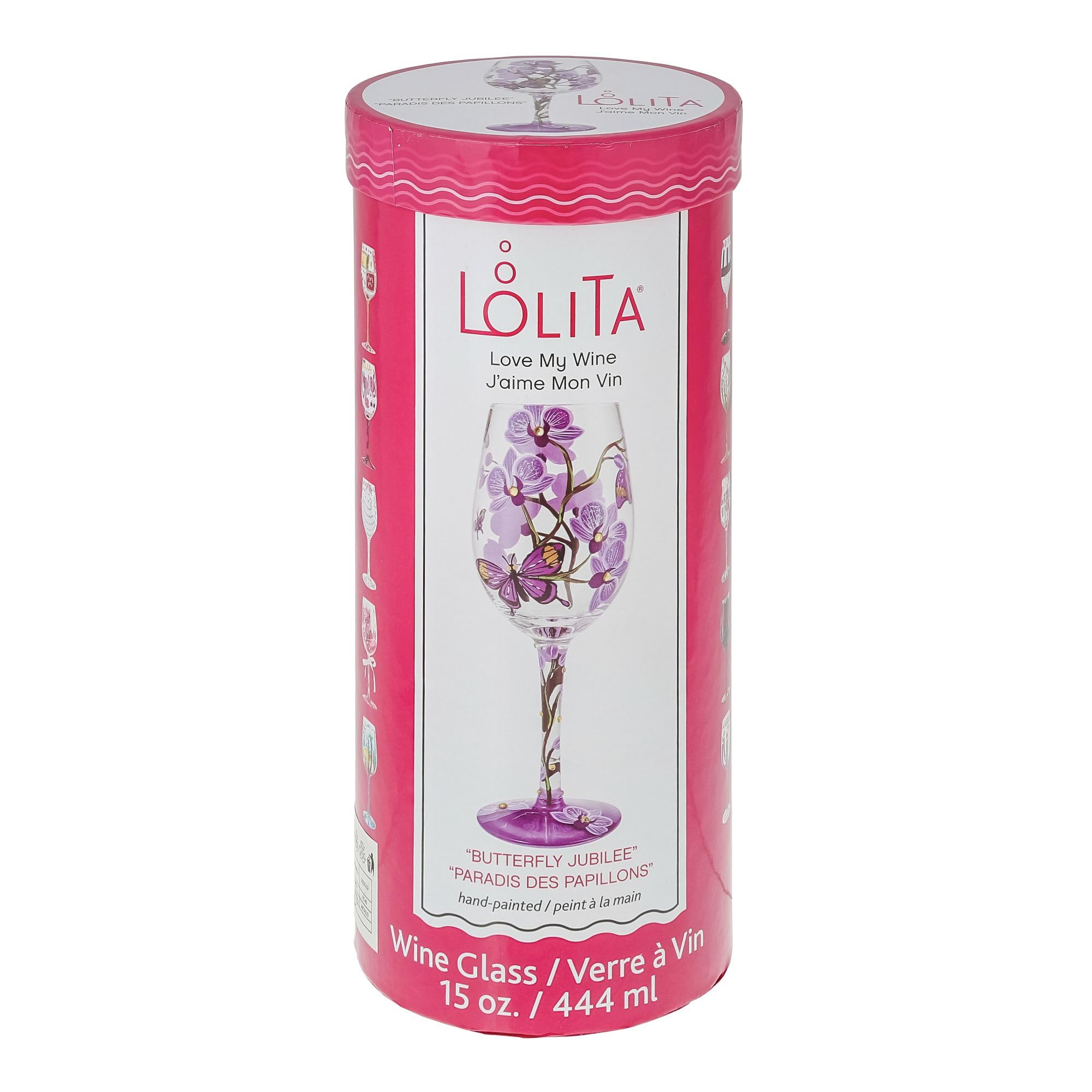 Enesco Designs by Lolita being held at a table showing practical use and elegance
