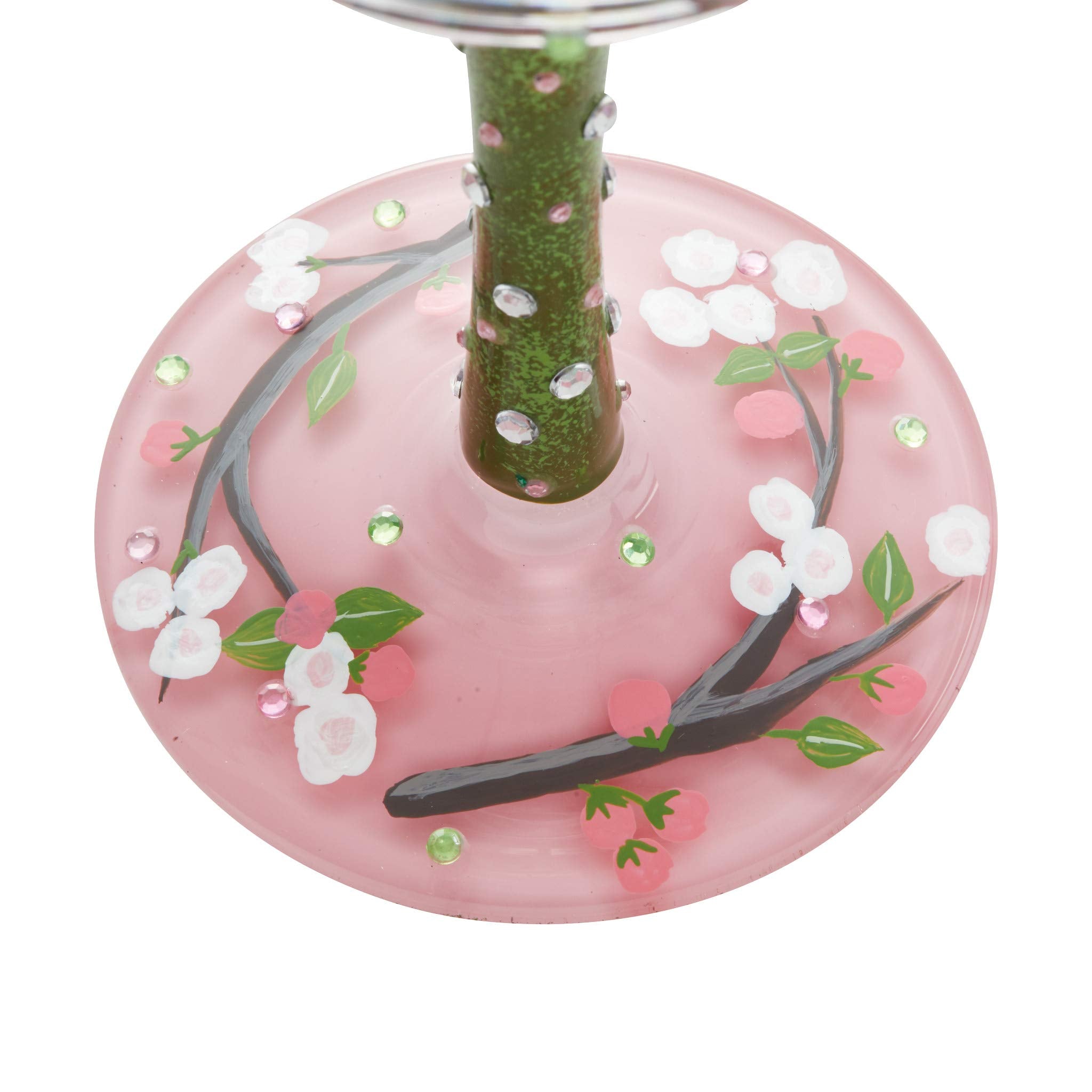 Enesco underside view revealing printed cocktail recipe and entertaining inspiration benefit