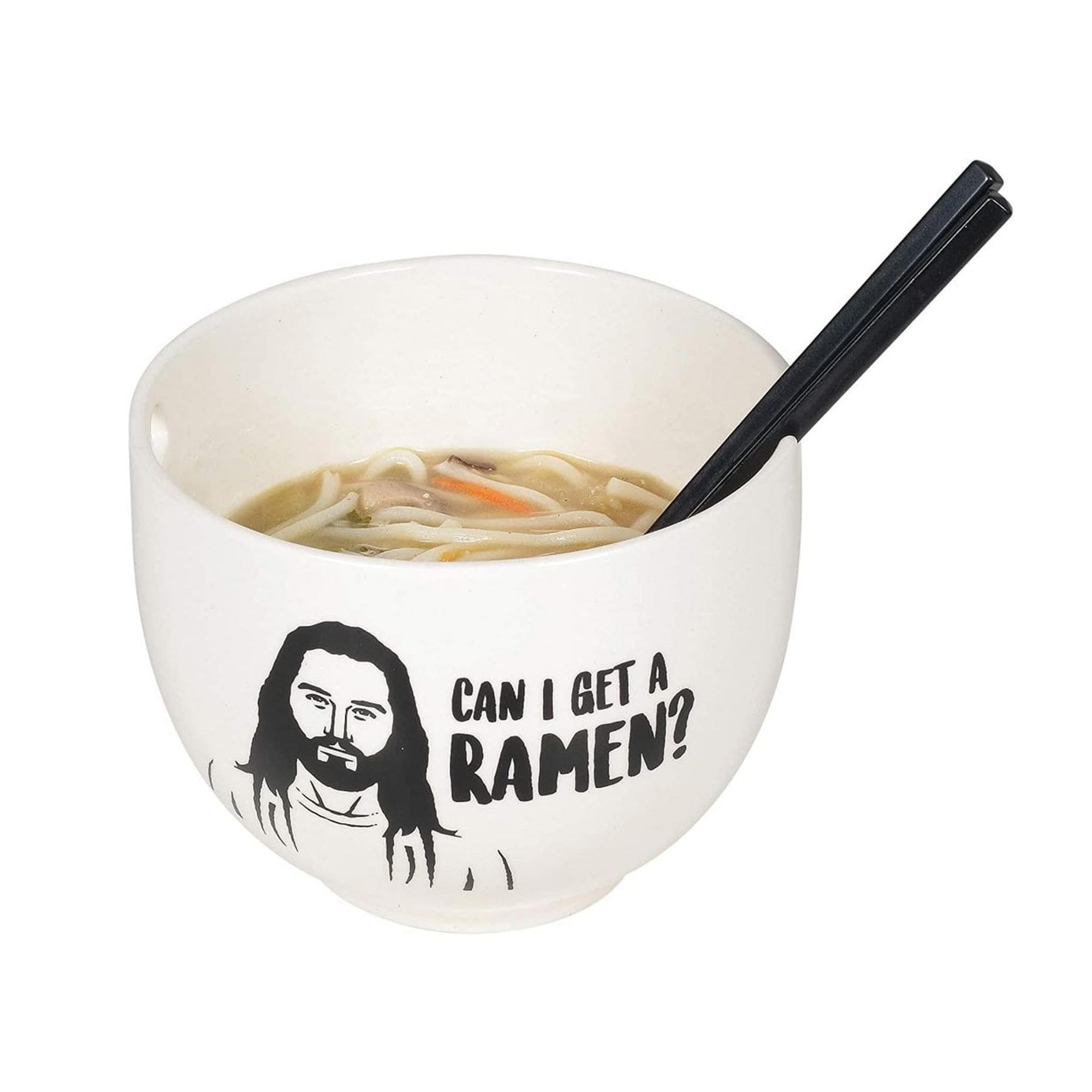 Enesco Our Name is Mud notches closeup showing secure chopstick rest