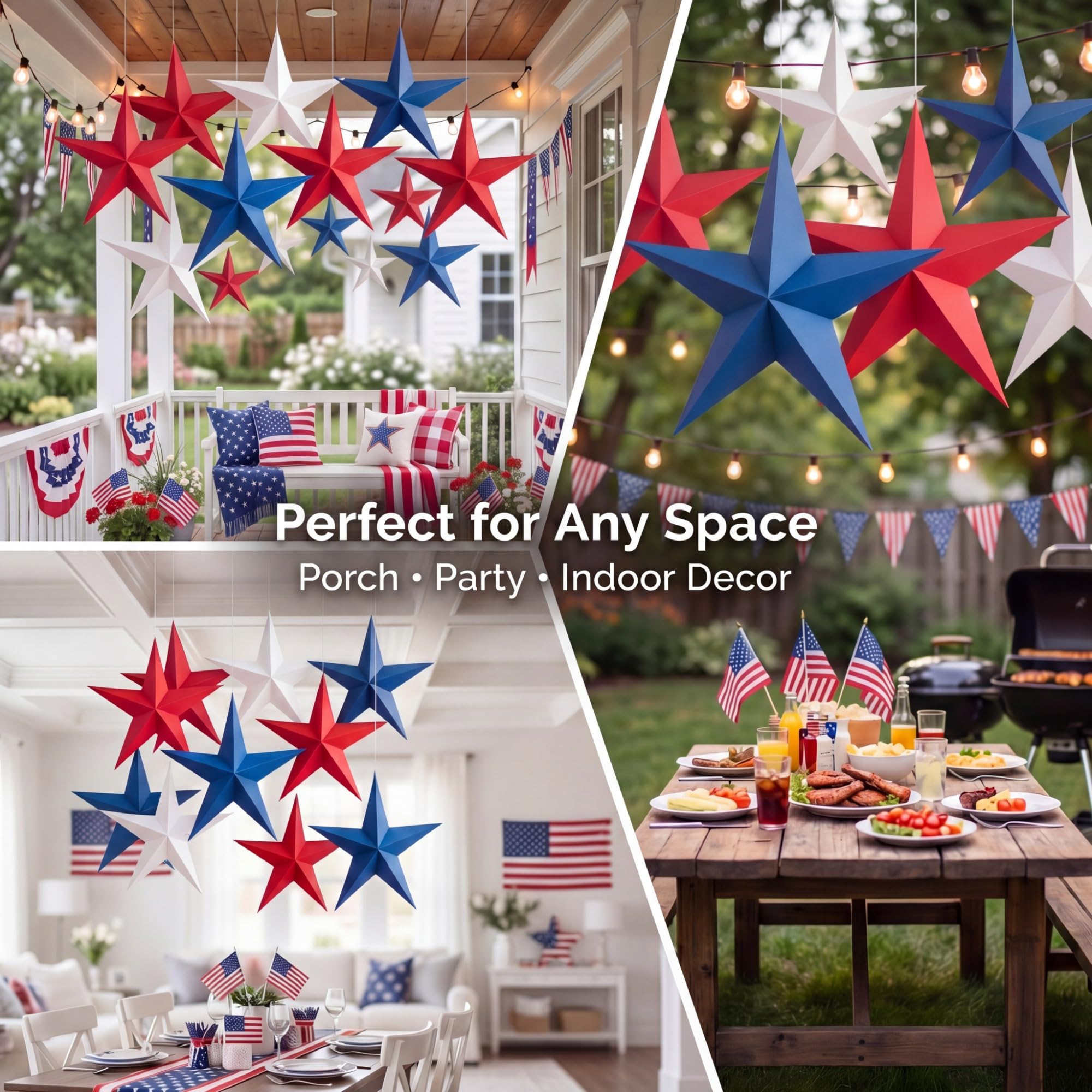 Engrowtic stars stored flat in box showing compact storage benefit: reusable convenience