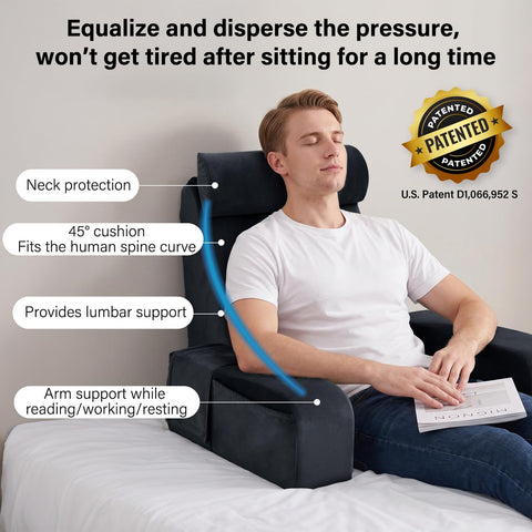 ENITYA close-up of soft removable fabric demonstrating comfortable feel