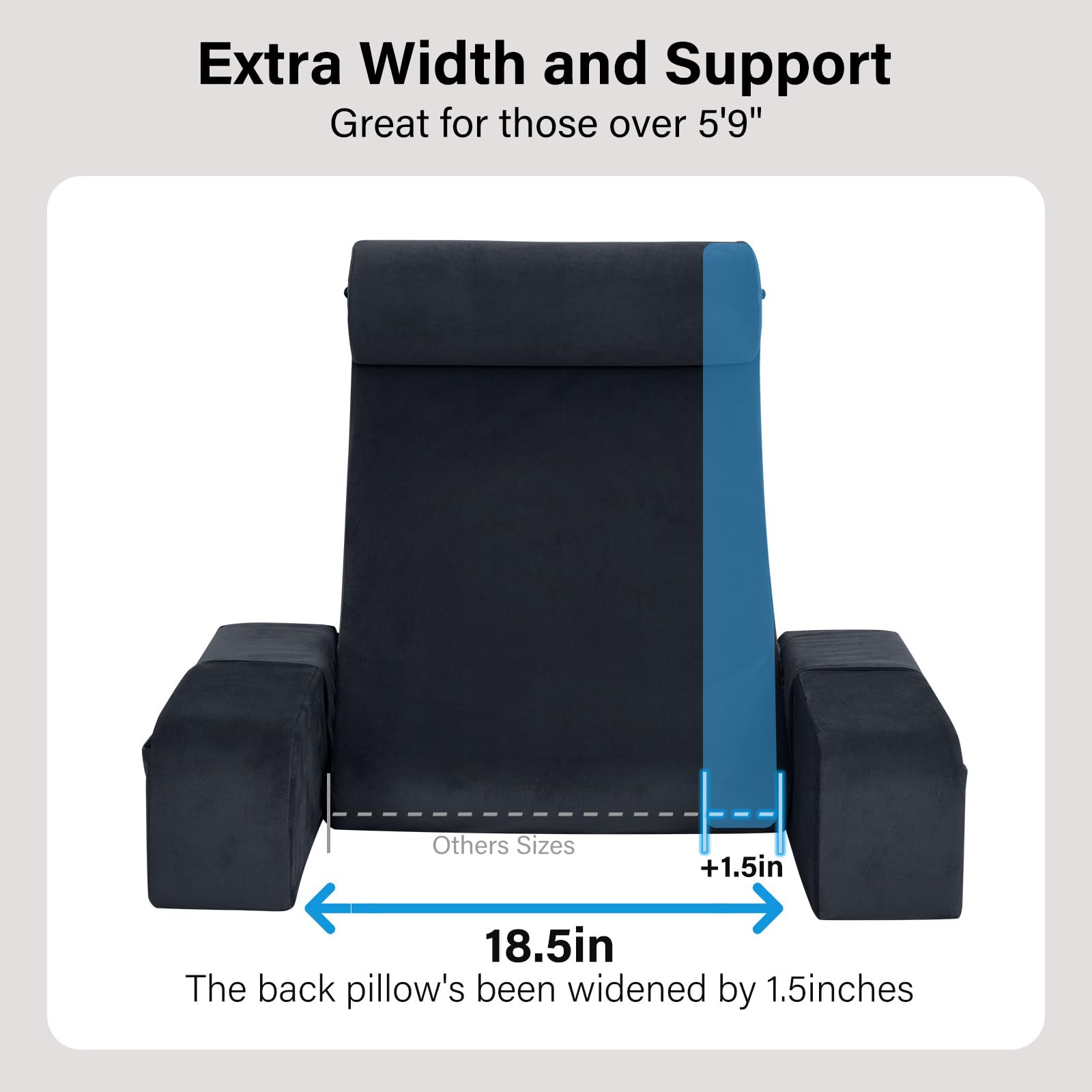 ENITYA showing detachable headrest and armrests for customizable support