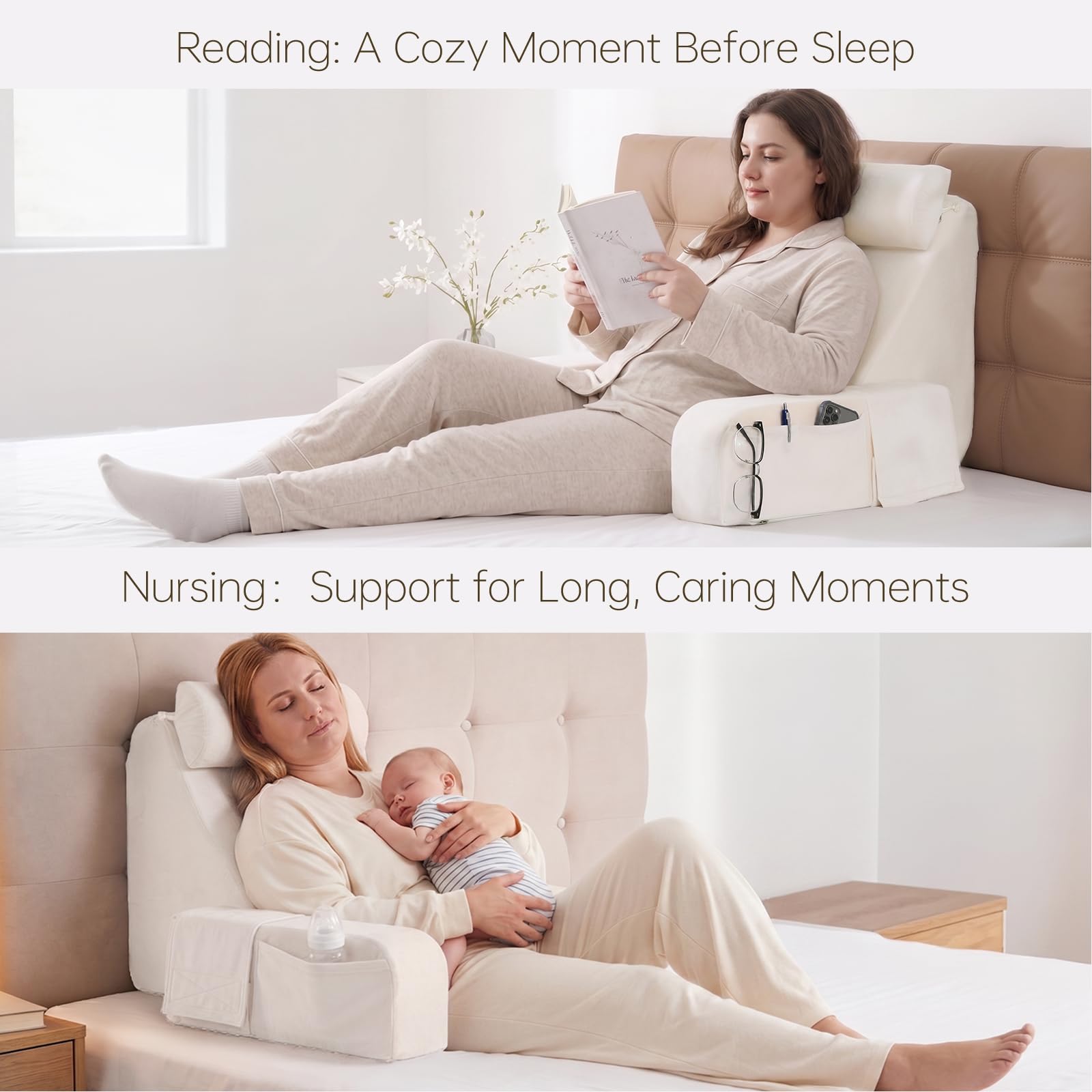 ENITYA detached headrest and armrests converting to lumbar support
