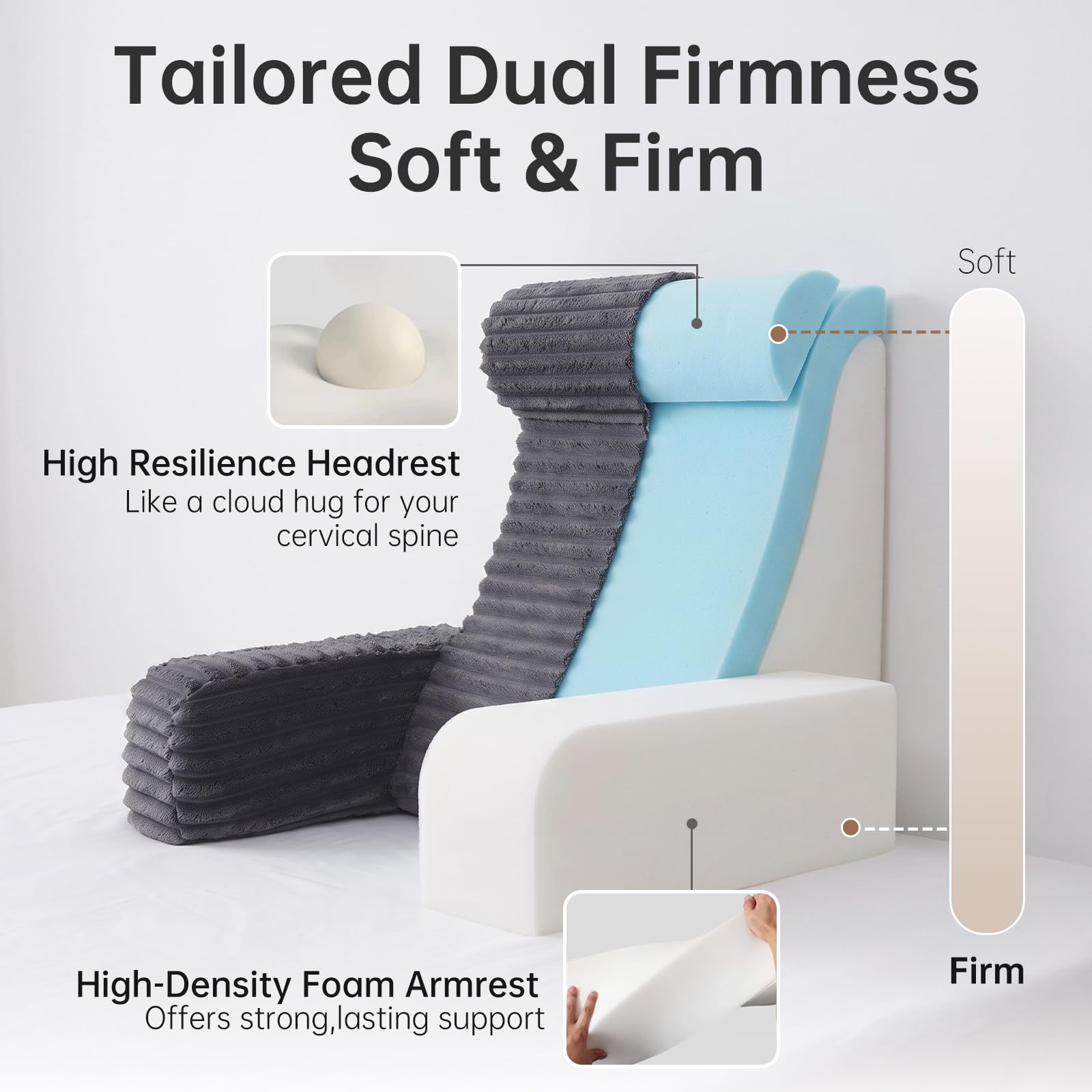 ENITYA lifestyle in-bed reading setup, comfort while reading benefit