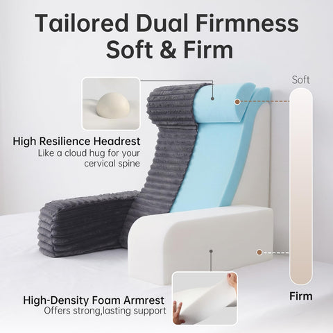 ENITYA lifestyle in-bed reading setup, comfort while reading benefit