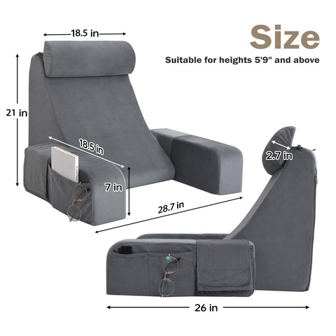 ENITYA detached headrest used as lumbar cushion for versatile support
